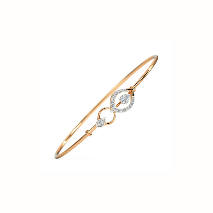 Aurora Embrace 14k Gold Bangle