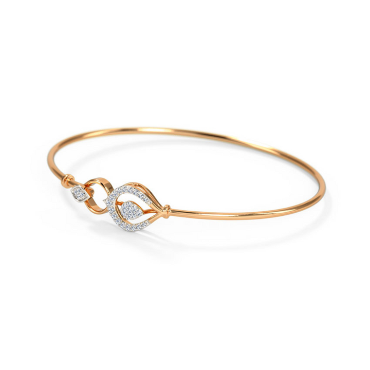 Aurora Embrace 14k Gold Bangle
