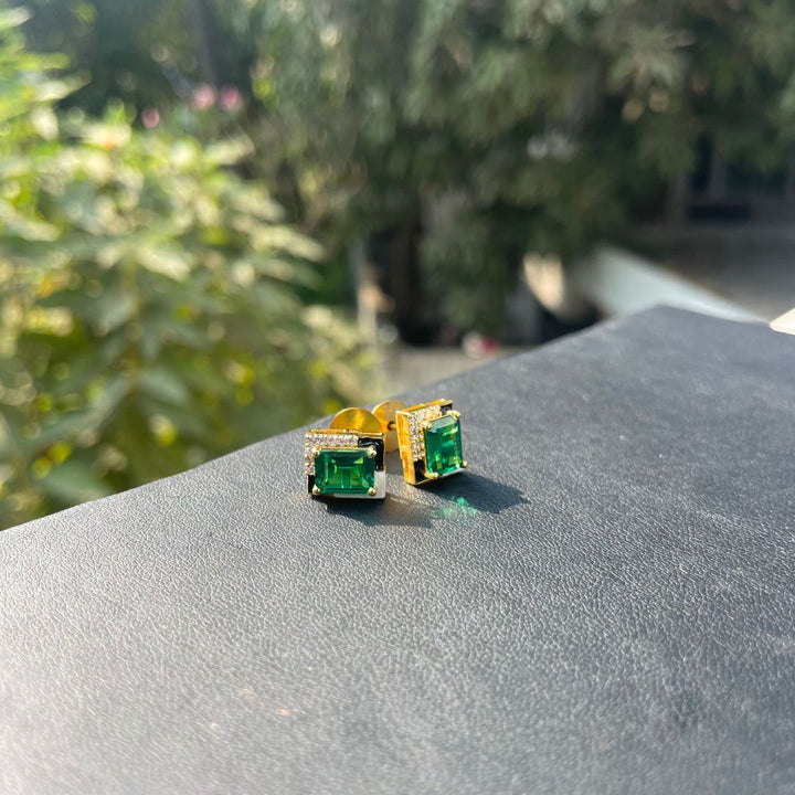 Jade Jungle Studs