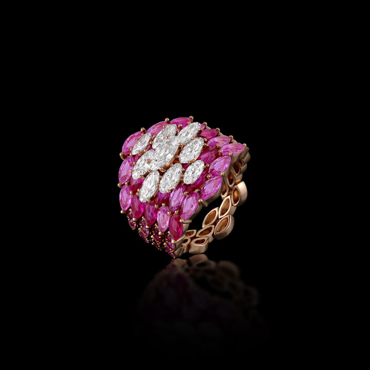 Crimson Radiance Ring