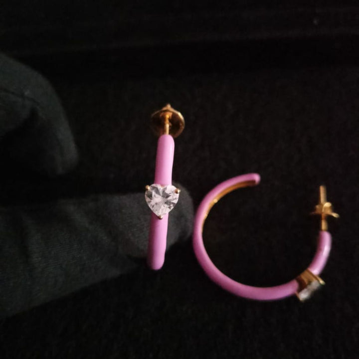 Love hoop earrings for women