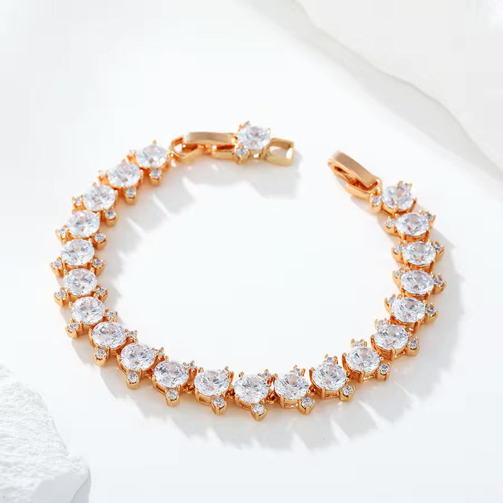 Golden Gleam bracelet for women with charms
