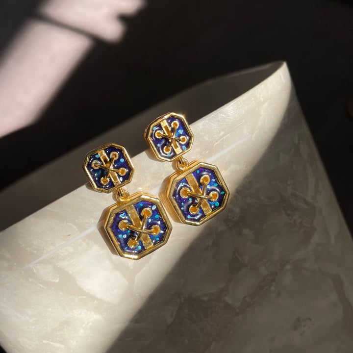 Midnight Sky Earrings – Elegance Meets Cosmic Inspiration