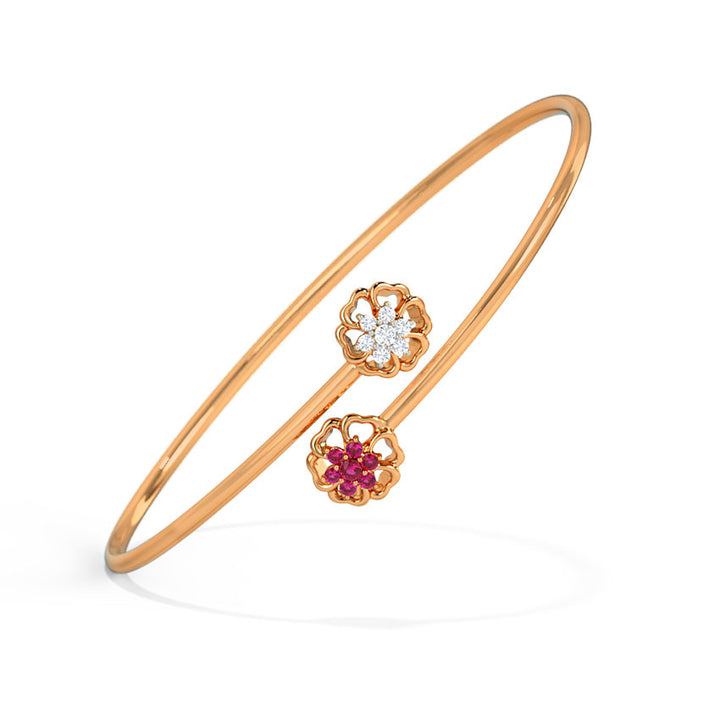 Rosy white bracelet