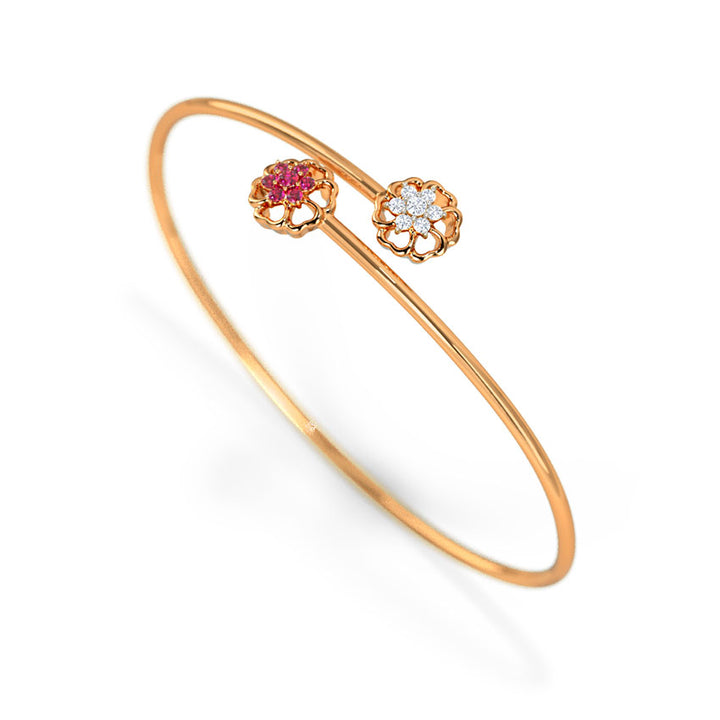 Rosy white bracelet