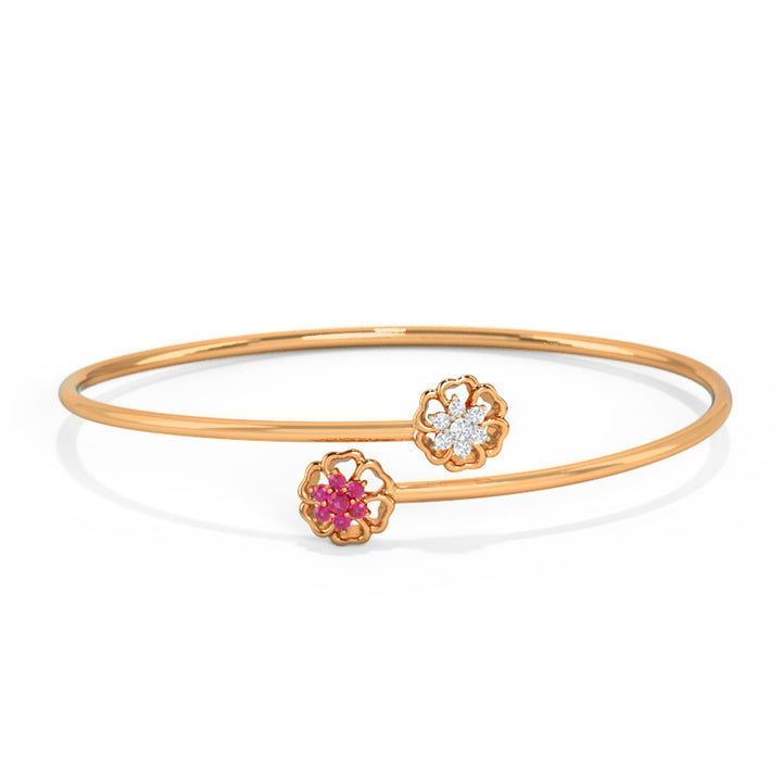 Rosy white bracelet